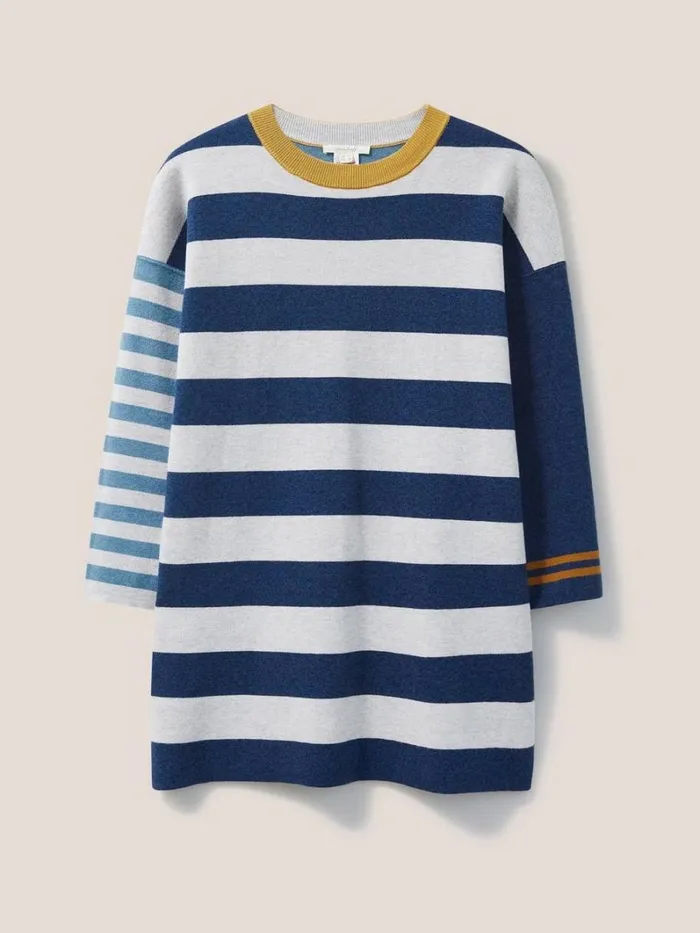 White Stuff SHIRTS and BLOUSES Reversible Stripe Tunic Navy Multi 8211 Women White Stuff SHIRTS and BLOUSES Reversible Stripe Tunic Navy Multi 8211 Women