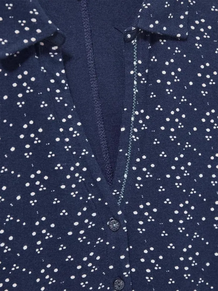 White Stuff SHIRTS and BLOUSES Rosie Rib Jersey Shirt Navy Print 8211 Women White Stuff SHIRTS and BLOUSES Rosie Rib Jersey Shirt Navy Print 8211 Women