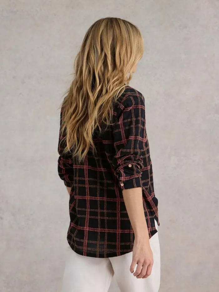White Stuff SHIRTS and BLOUSES Sophie Cotton Organic Shirt Black Multi 8211 Women White Stuff SHIRTS and BLOUSES Sophie Cotton Organic Shirt Black Multi 8211 Women