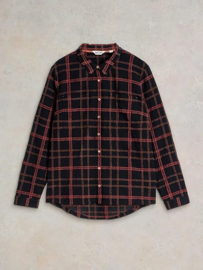 White Stuff SHIRTS and BLOUSES Sophie Cotton Organic Shirt Black Multi 8211 Women White Stuff SHIRTS and BLOUSES Sophie Cotton Organic Shirt Black Multi 8211 Women