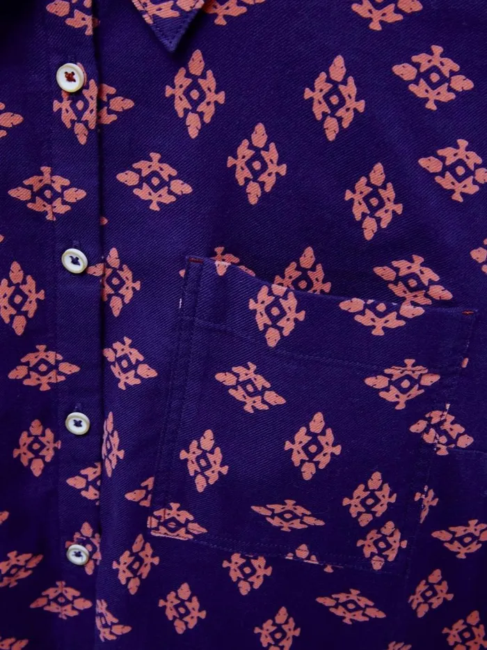 White Stuff SHIRTS and BLOUSES Sophie Cotton Shirt Navy Print 8211 Women White Stuff SHIRTS and BLOUSES Sophie Cotton Shirt Navy Print 8211 Women