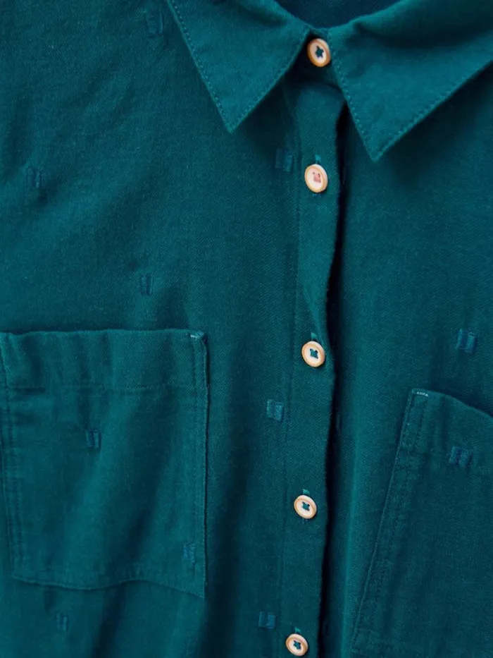 White Stuff SHIRTS and BLOUSES Sophie Organic Cotton Shirt Dk Teal 8211 Women White Stuff SHIRTS and BLOUSES Sophie Organic Cotton Shirt Dk Teal 8211 Women