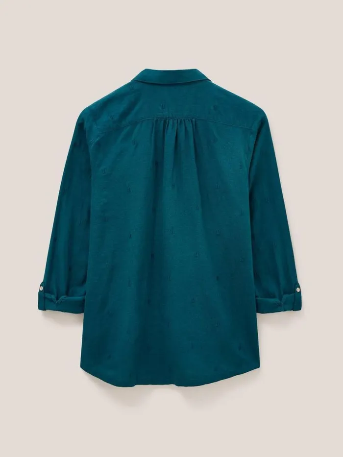 White Stuff SHIRTS and BLOUSES Sophie Organic Cotton Shirt Dk Teal 8211 Women White Stuff SHIRTS and BLOUSES Sophie Organic Cotton Shirt Dk Teal 8211 Women