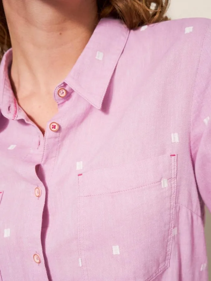 White Stuff SHIRTS and BLOUSES Sophie Organic Cotton Shirt Pink Multi 8211 Women White Stuff SHIRTS and BLOUSES Sophie Organic Cotton Shirt Pink Multi 8211 Women