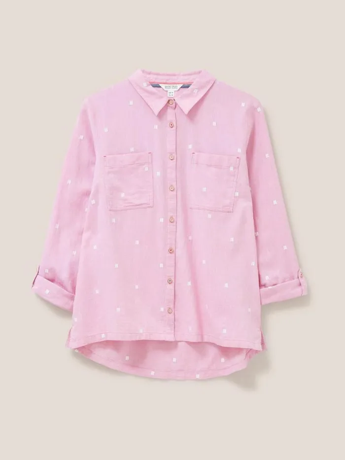 White Stuff SHIRTS and BLOUSES Sophie Organic Cotton Shirt Pink Multi 8211 Women White Stuff SHIRTS and BLOUSES Sophie Organic Cotton Shirt Pink Multi 8211 Women