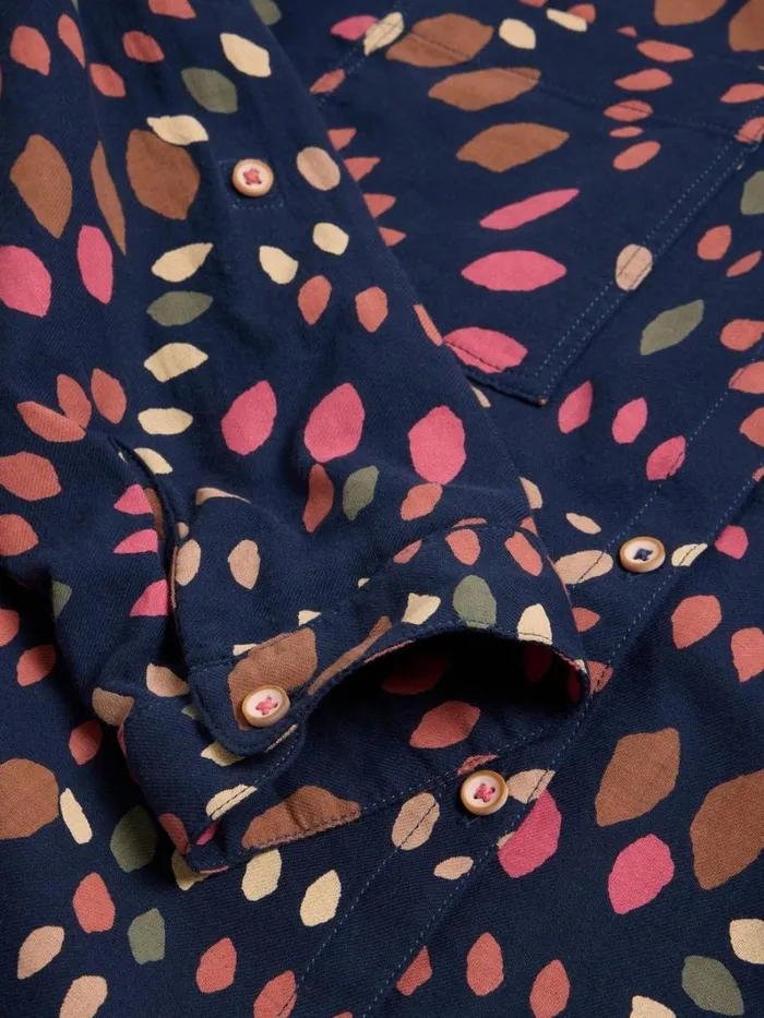 White Stuff SHIRTS and BLOUSES SOPHIE PRINTED ORGANIC SHIRT Navy Multi 8211 Women White Stuff SHIRTS and BLOUSES SOPHIE PRINTED ORGANIC SHIRT Navy Multi 8211 Women