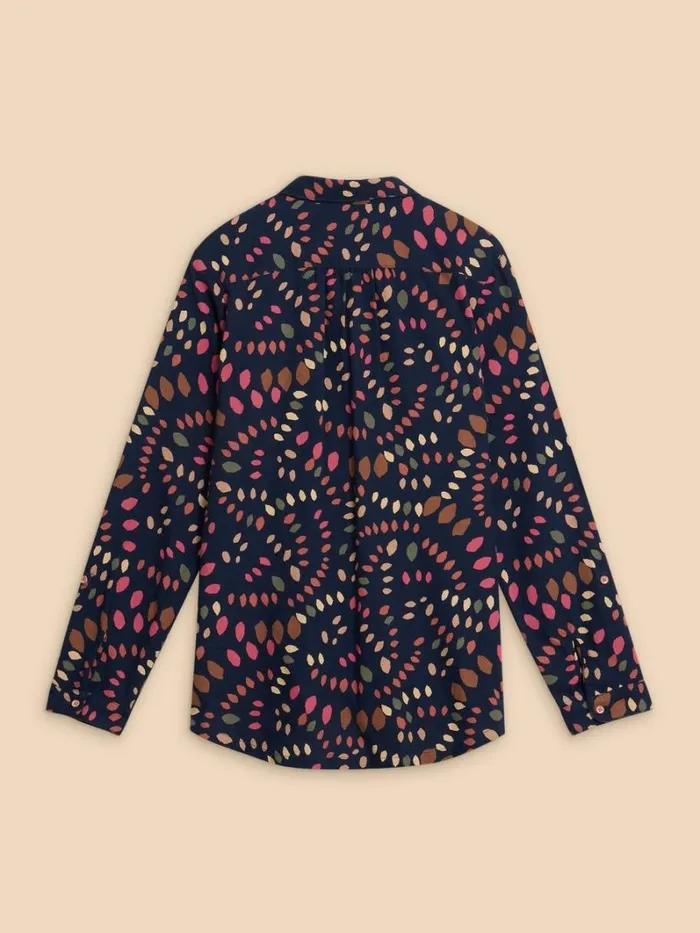 White Stuff SHIRTS and BLOUSES SOPHIE PRINTED ORGANIC SHIRT Navy Multi 8211 Women White Stuff SHIRTS and BLOUSES SOPHIE PRINTED ORGANIC SHIRT Navy Multi 8211 Women