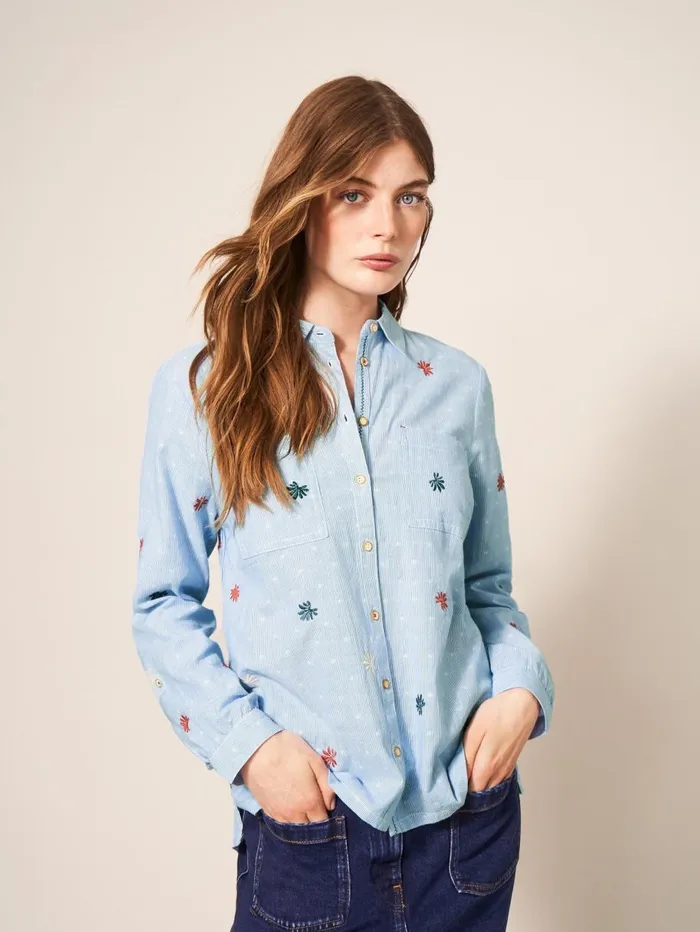 White Stuff SHIRTS and BLOUSES Sophie Shirt Blue Multi 8211 Women White Stuff SHIRTS and BLOUSES Sophie Shirt Blue Multi 8211 Women