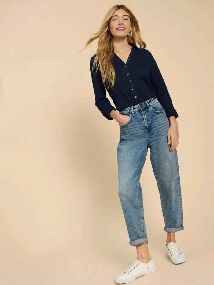 White Stuff SHIRTS and BLOUSES TEXTURED ANNIE French Navy 8211 Women White Stuff SHIRTS and BLOUSES TEXTURED ANNIE French Navy 8211 Women