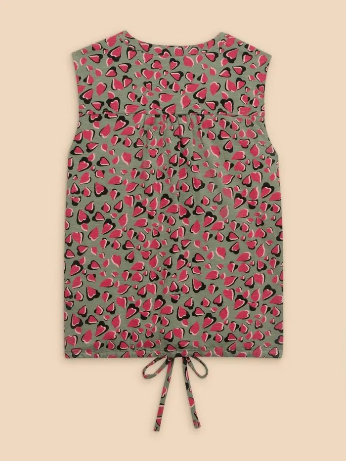 White Stuff SHIRTS and BLOUSES TULIP JERSEY SLEEVELESS SHIRT Teal Print 8211 Women White Stuff SHIRTS and BLOUSES TULIP JERSEY SLEEVELESS SHIRT Teal Print 8211 Women