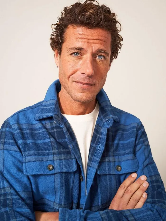 White Stuff SHIRTS Darwen Check Overshirt Deep Blue 8211 Men White Stuff SHIRTS Darwen Check Overshirt Deep Blue 8211 Men