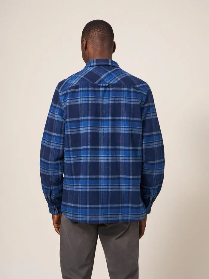 White Stuff SHIRTS Darwen Check Woven Overshirt Dark Navy 8211 Men White Stuff SHIRTS Darwen Check Woven Overshirt Dark Navy 8211 Men