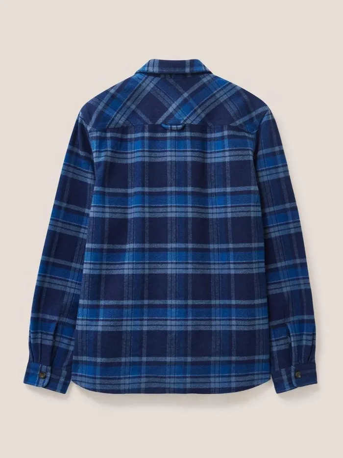White Stuff SHIRTS Darwen Check Woven Overshirt Dark Navy 8211 Men White Stuff SHIRTS Darwen Check Woven Overshirt Dark Navy 8211 Men