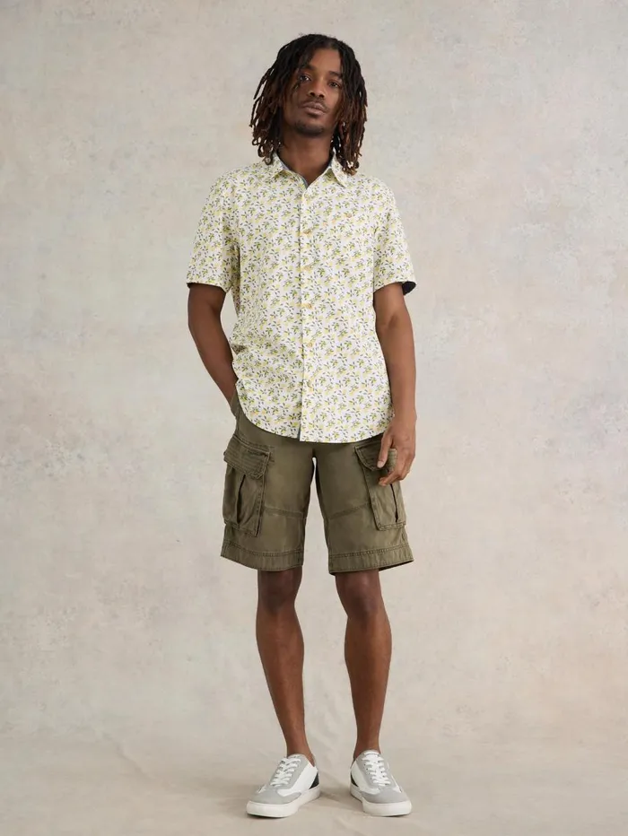 White Stuff SHIRTS Lemon Printed Shirt White Print 8211 Men White Stuff SHIRTS Lemon Printed Shirt White Print 8211 Men