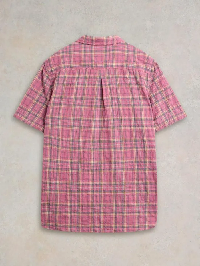 White Stuff SHIRTS Madras Check SS Shirt Pink Multi 8211 Men White Stuff SHIRTS Madras Check SS Shirt Pink Multi 8211 Men
