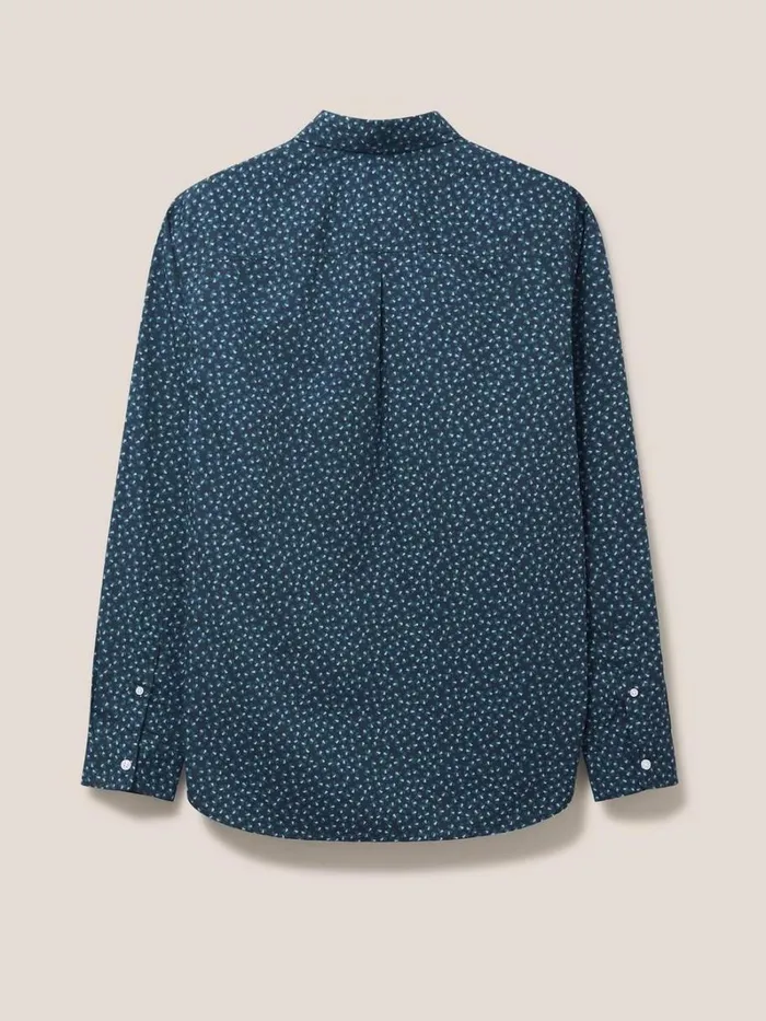 White Stuff SHIRTS Party Geo Printed Shirt Dark Navy 8211 Men White Stuff SHIRTS Party Geo Printed Shirt Dark Navy 8211 Men