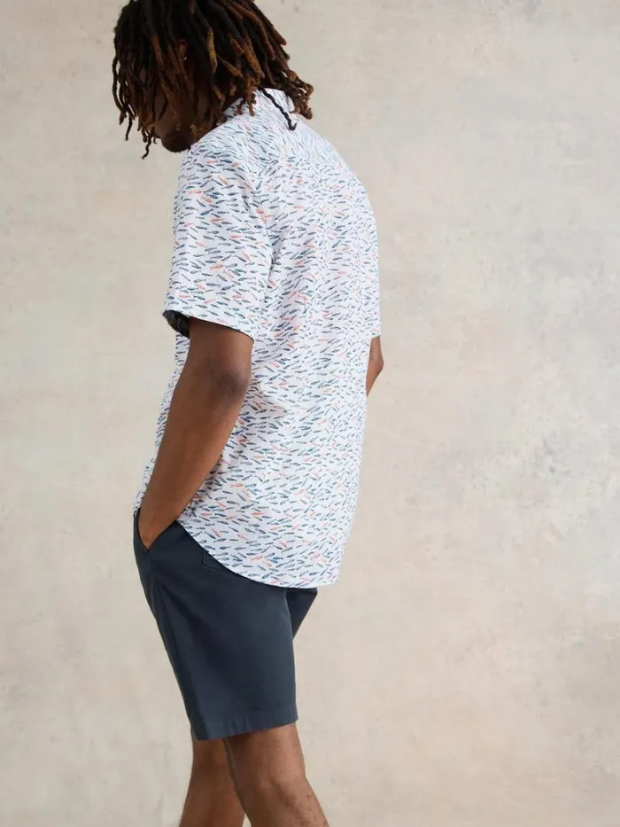 White Stuff SHIRTS Shoal Printed Shirt White Multi 8211 Men White Stuff SHIRTS Shoal Printed Shirt White Multi 8211 Men