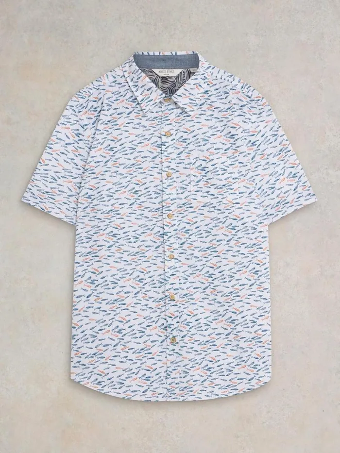 White Stuff SHIRTS Shoal Printed Shirt White Multi 8211 Men White Stuff SHIRTS Shoal Printed Shirt White Multi 8211 Men