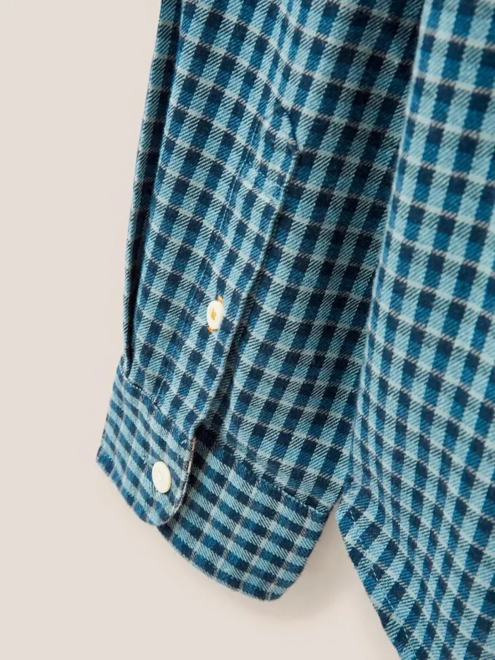 White Stuff SHIRTS Westlake Gingham Shirt Mint Green 8211 Men