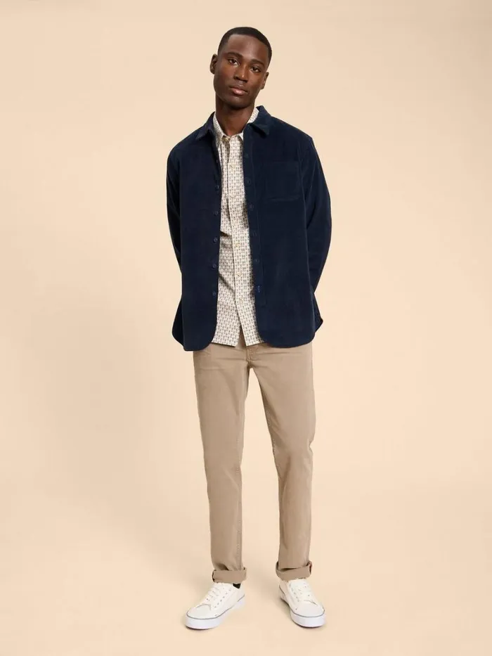 White Stuff SHIRTS Whitwick Cord Shirt Dark Navy 8211 Men