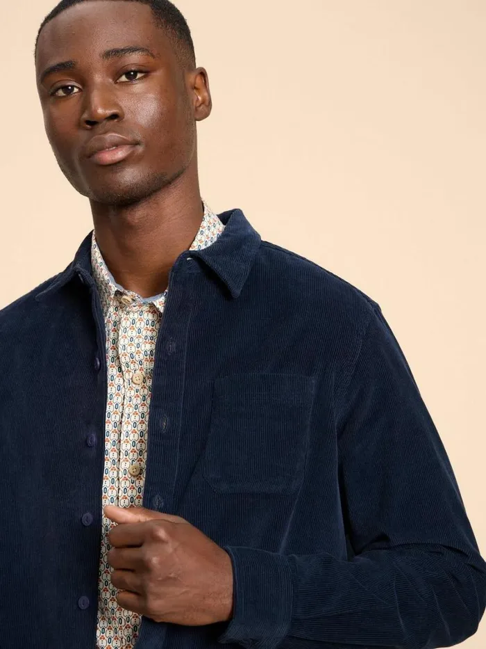 White Stuff SHIRTS Whitwick Cord Shirt Dark Navy 8211 Men White Stuff SHIRTS Whitwick Cord Shirt Dark Navy 8211 Men