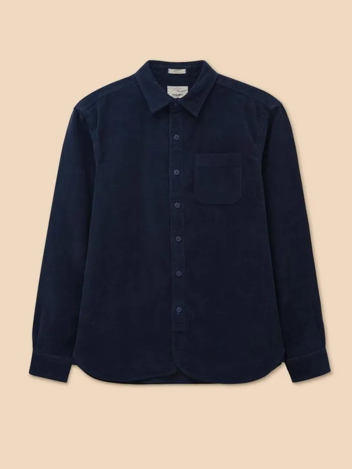 White Stuff SHIRTS Whitwick Cord Shirt Dark Navy 8211 Men White Stuff SHIRTS Whitwick Cord Shirt Dark Navy 8211 Men