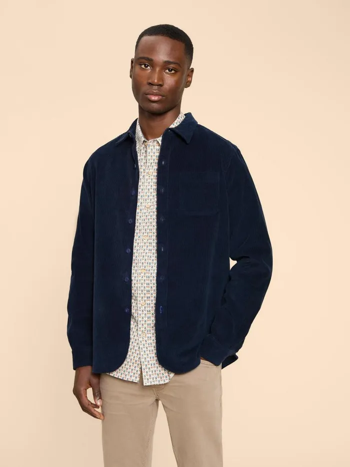 White Stuff SHIRTS Whitwick Cord Shirt Dark Navy 8211 Men White Stuff SHIRTS Whitwick Cord Shirt Dark Navy 8211 Men