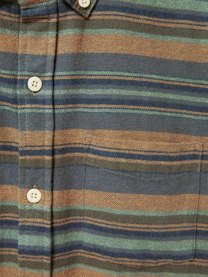 White Stuff SHIRTS Wilne Stripe Shirt Khaki Green 8211 Men White Stuff SHIRTS Wilne Stripe Shirt Khaki Green 8211 Men