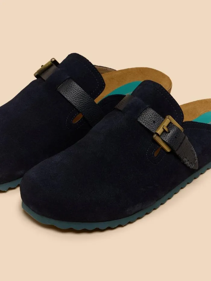 White Stuff SHOES Myrtle Suede Slip On Mule Dark Navy 8211 Women White Stuff SHOES Myrtle Suede Slip On Mule Dark Navy 8211 Women