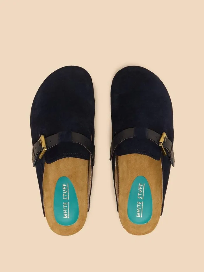 White Stuff SHOES Myrtle Suede Slip On Mule Dark Navy 8211 Women White Stuff SHOES Myrtle Suede Slip On Mule Dark Navy 8211 Women