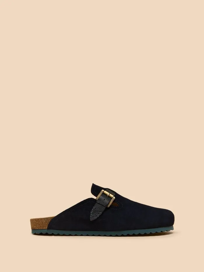 White Stuff SHOES Myrtle Suede Slip On Mule Dark Navy 8211 Women White Stuff SHOES Myrtle Suede Slip On Mule Dark Navy 8211 Women