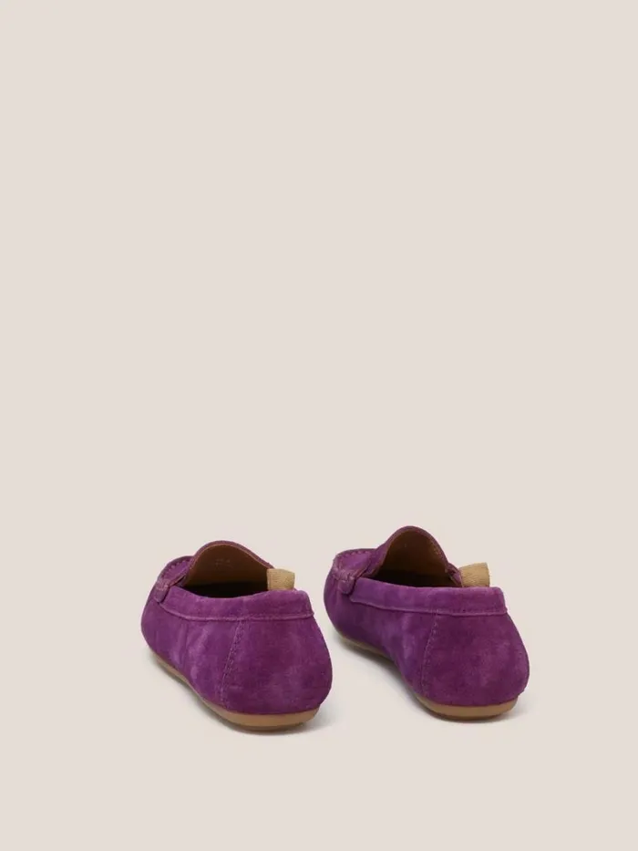 White Stuff SHOES Suede Driving Moccasin Mid Purple 8211 Women White Stuff SHOES Suede Driving Moccasin Mid Purple 8211 Women