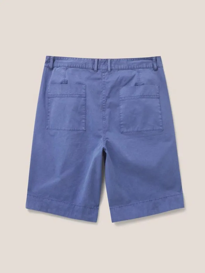 White Stuff SHORTS Hayley Organic Chino Shorts Mid Blue 8211 Women
