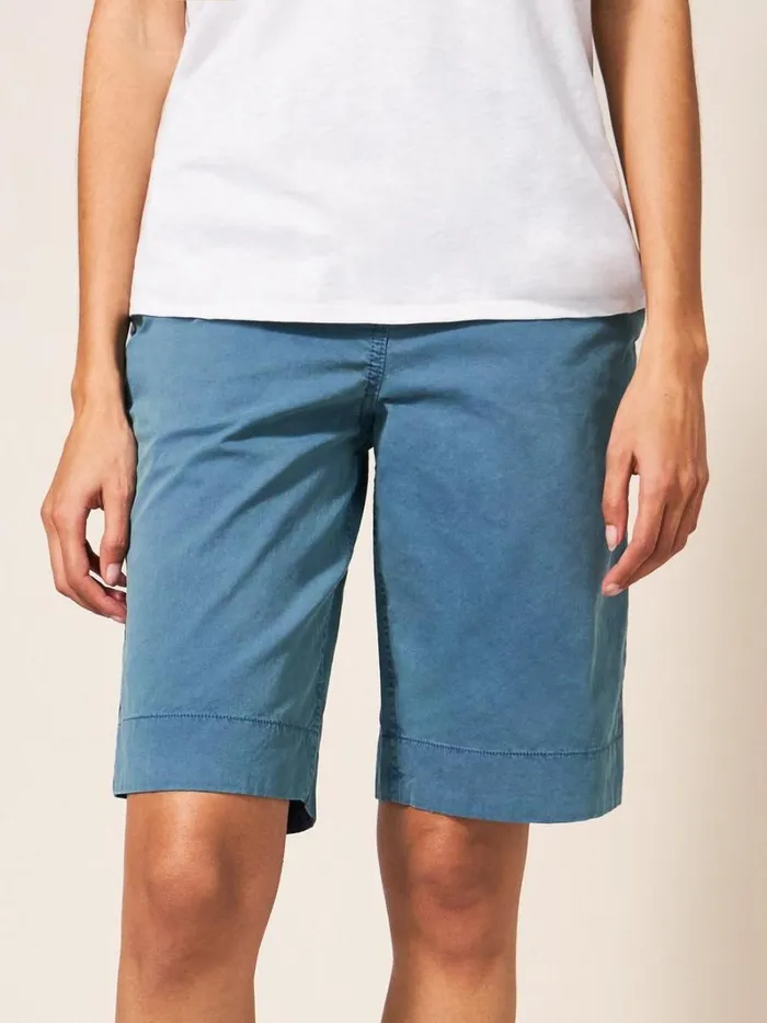 White Stuff SHORTS Hayley Organic Chino Shorts Mid Teal 8211 Women