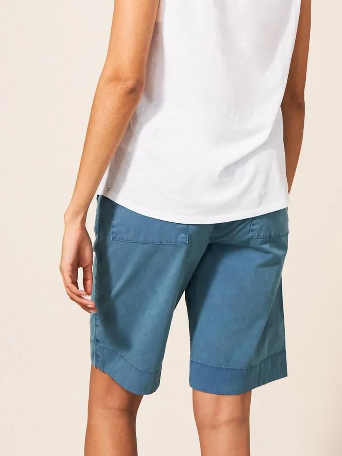 White Stuff SHORTS Hayley Organic Chino Shorts Mid Teal 8211 Women White Stuff SHORTS Hayley Organic Chino Shorts Mid Teal 8211 Women