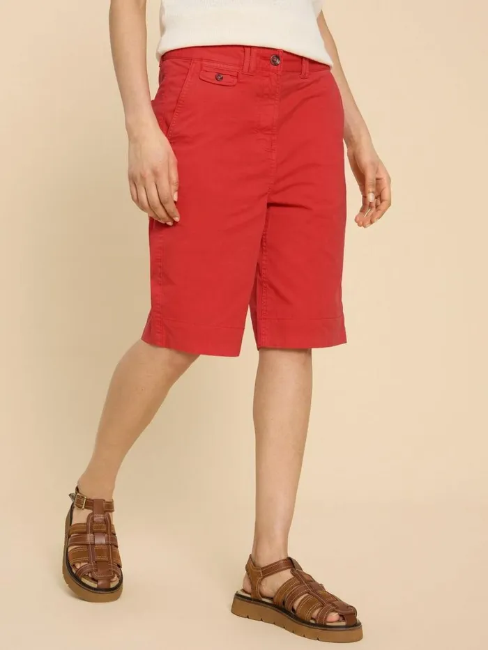 White Stuff SHORTS Hayley Organic Cotton Shorts Bright Red 8211 Women White Stuff SHORTS Hayley Organic Cotton Shorts Bright Red 8211 Women