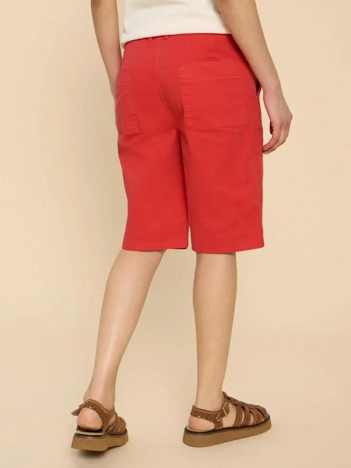 White Stuff SHORTS Hayley Organic Cotton Shorts Bright Red 8211 Women White Stuff SHORTS Hayley Organic Cotton Shorts Bright Red 8211 Women