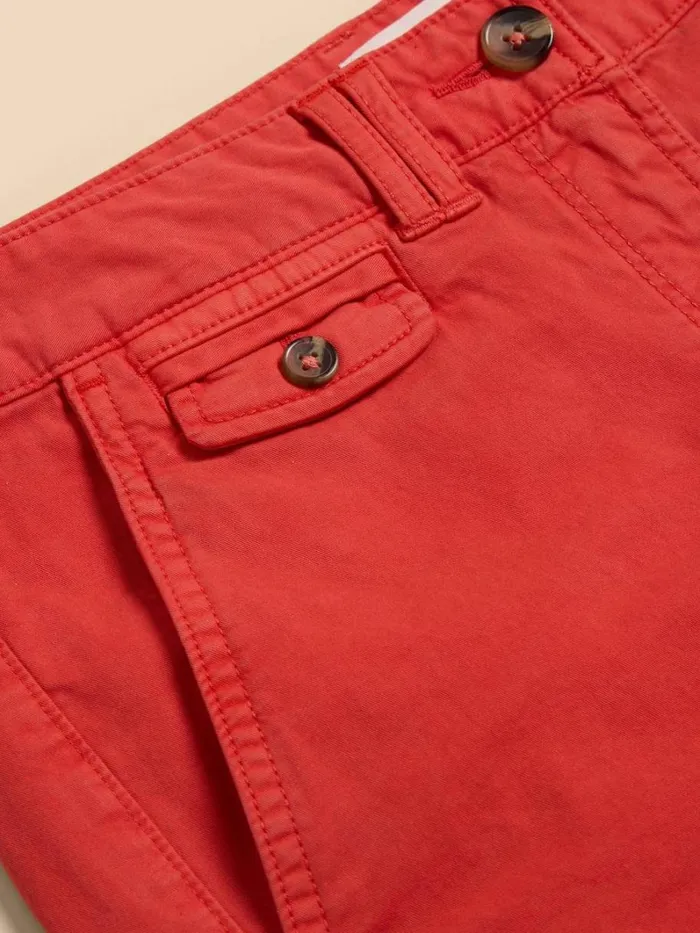 White Stuff SHORTS Hayley Organic Cotton Shorts Bright Red 8211 Women White Stuff SHORTS Hayley Organic Cotton Shorts Bright Red 8211 Women