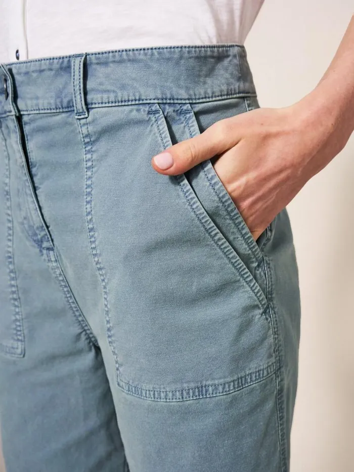 White Stuff SHORTS Twister Chino Short Mid Teal 8211 Women White Stuff SHORTS Twister Chino Short Mid Teal 8211 Women