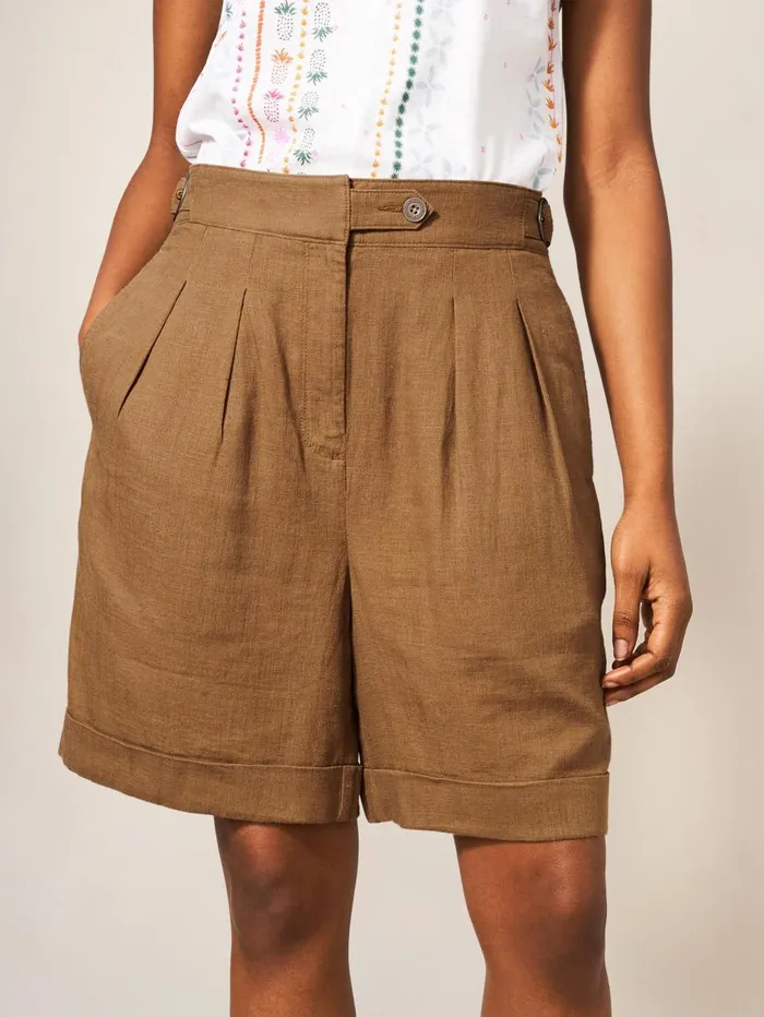 White Stuff SHORTS Una Short Dark Natural 8211 Women White Stuff SHORTS Una Short Dark Natural 8211 Women