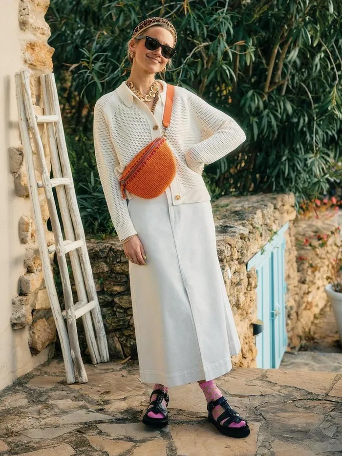 White Stuff SKIRTS Allie Denim Midi Skirt Light Natural 8211 Women White Stuff SKIRTS Allie Denim Midi Skirt Light Natural 8211 Women