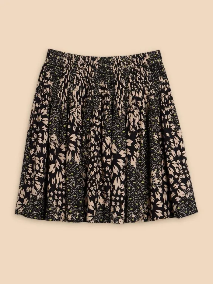 White Stuff SKIRTS Ari Eco Vero Skirt Black Multi 8211 Women White Stuff SKIRTS Ari Eco Vero Skirt Black Multi 8211 Women