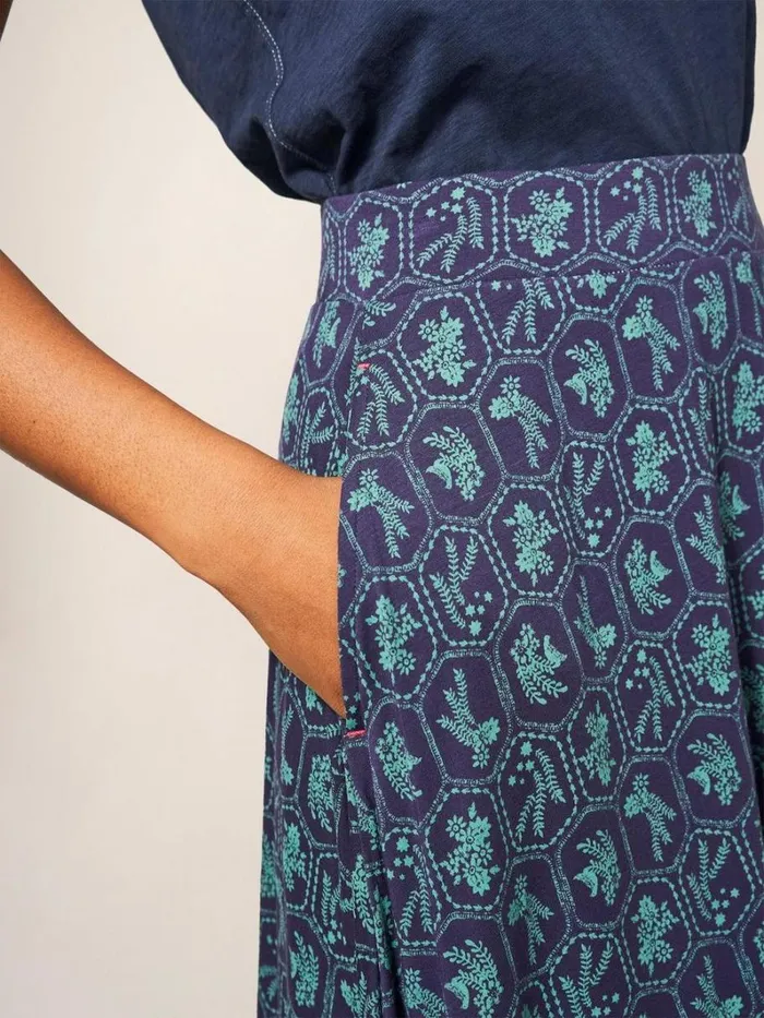 White Stuff SKIRTS Jada Eco Vero Maxi Skirt Teal Multi 8211 Women White Stuff SKIRTS Jada Eco Vero Maxi Skirt Teal Multi 8211 Women