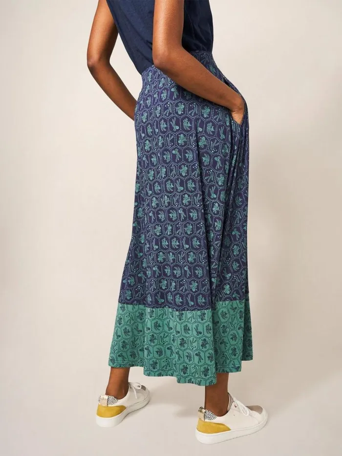White Stuff SKIRTS Jada Eco Vero Maxi Skirt Teal Multi 8211 Women White Stuff SKIRTS Jada Eco Vero Maxi Skirt Teal Multi 8211 Women