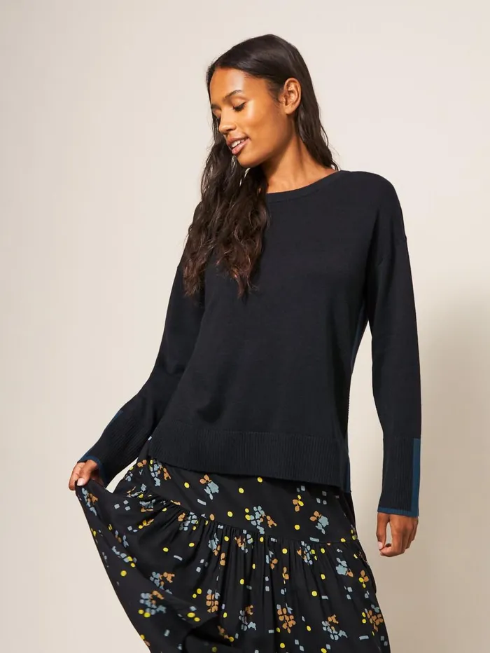 White Stuff SKIRTS Jamima Eco Vero Midi Skirt Black Multi 8211 Women White Stuff SKIRTS Jamima Eco Vero Midi Skirt Black Multi 8211 Women