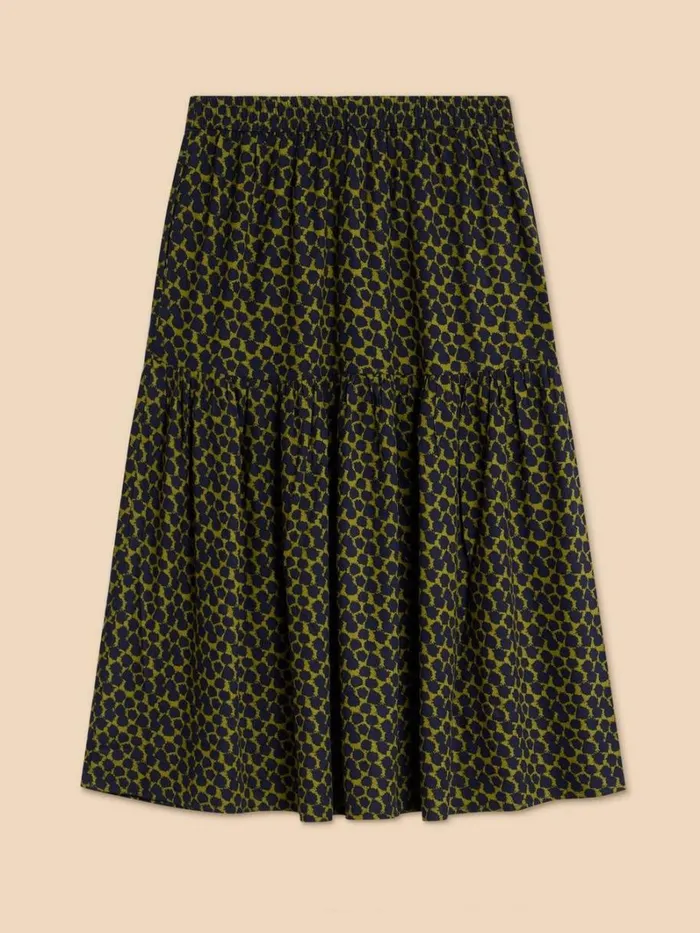 White Stuff SKIRTS Jamima Eco Vero Skirt Navy Multi 8211 Women White Stuff SKIRTS Jamima Eco Vero Skirt Navy Multi 8211 Women