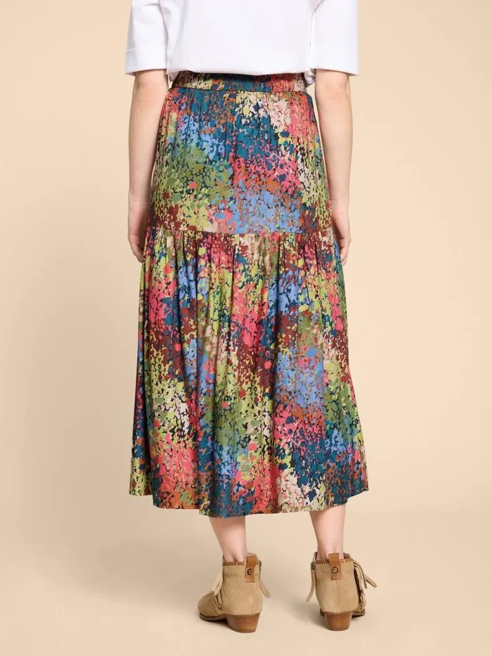 White Stuff SKIRTS Jamima Eco Vero Skirt Pink Multi 8211 Women White Stuff SKIRTS Jamima Eco Vero Skirt Pink Multi 8211 Women