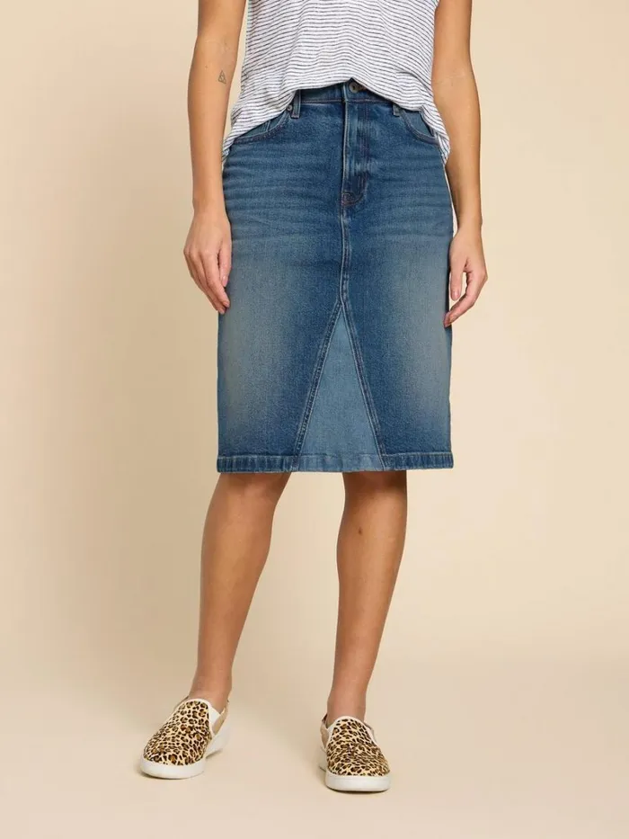 White Stuff SKIRTS Jemma Denim Skirt Mid Denim 8211 Women