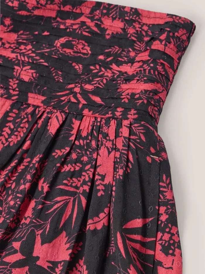 White Stuff SKIRTS Maeva Midi Skirt Black Print 8211 Women White Stuff SKIRTS Maeva Midi Skirt Black Print 8211 Women