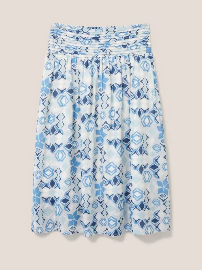 White Stuff SKIRTS Maeva Skirt Blue Multi 8211 Women White Stuff SKIRTS Maeva Skirt Blue Multi 8211 Women